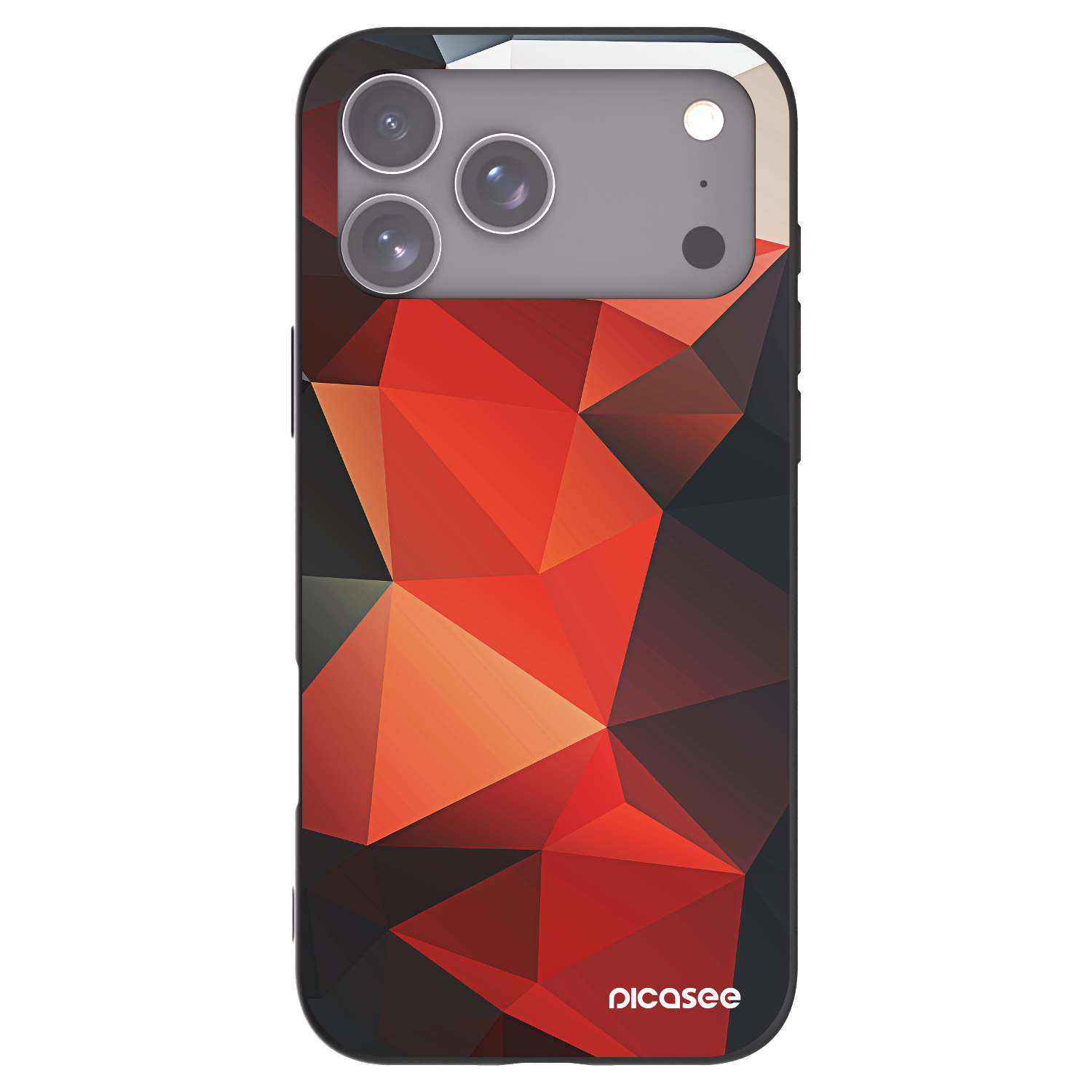 Picasee crna silikonska maskica za Apple iPhone 17 Pro Max - Wallpaper 2