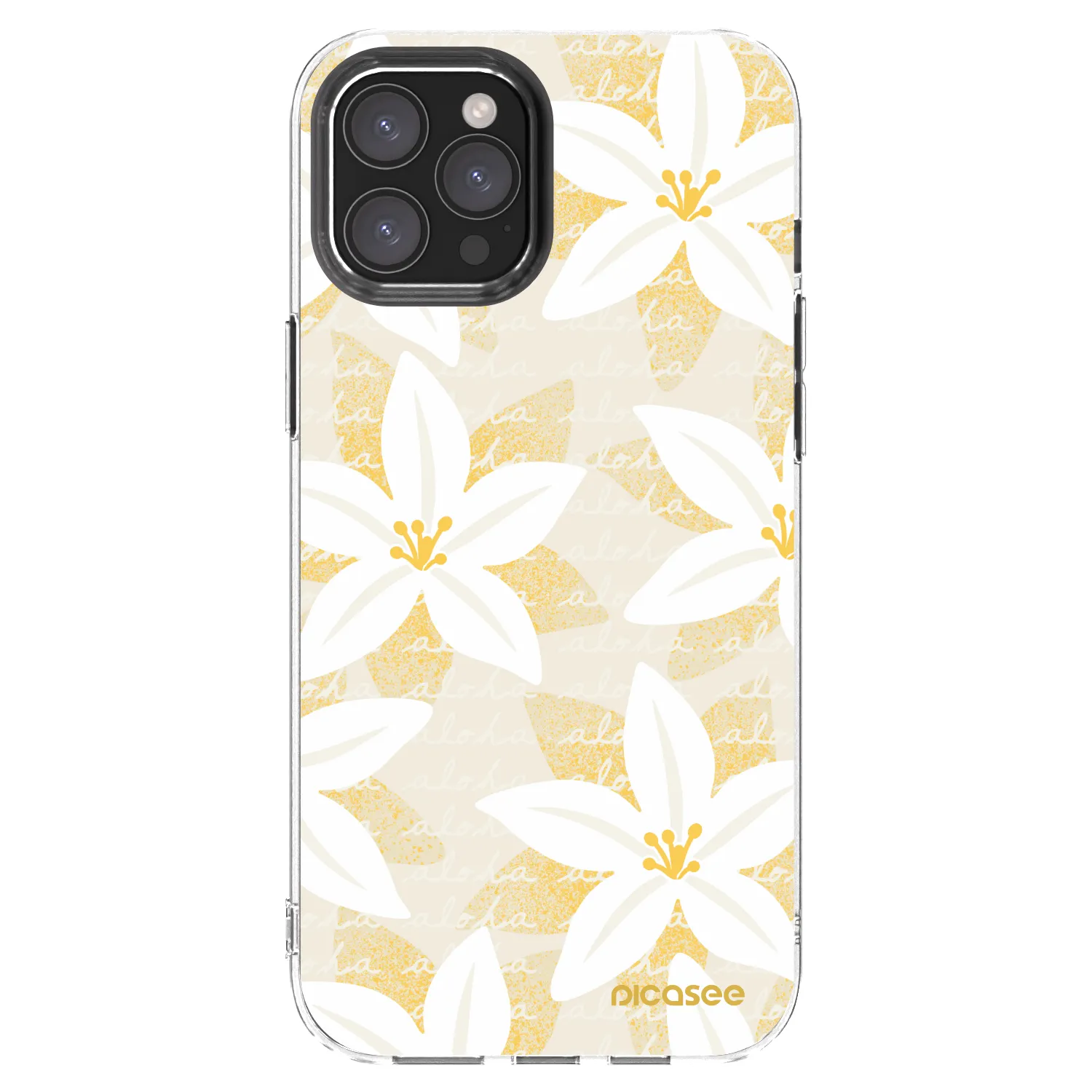 Picasee silikonska prozirna maskica za Apple iPhone 12 Pro Max - Island Leave