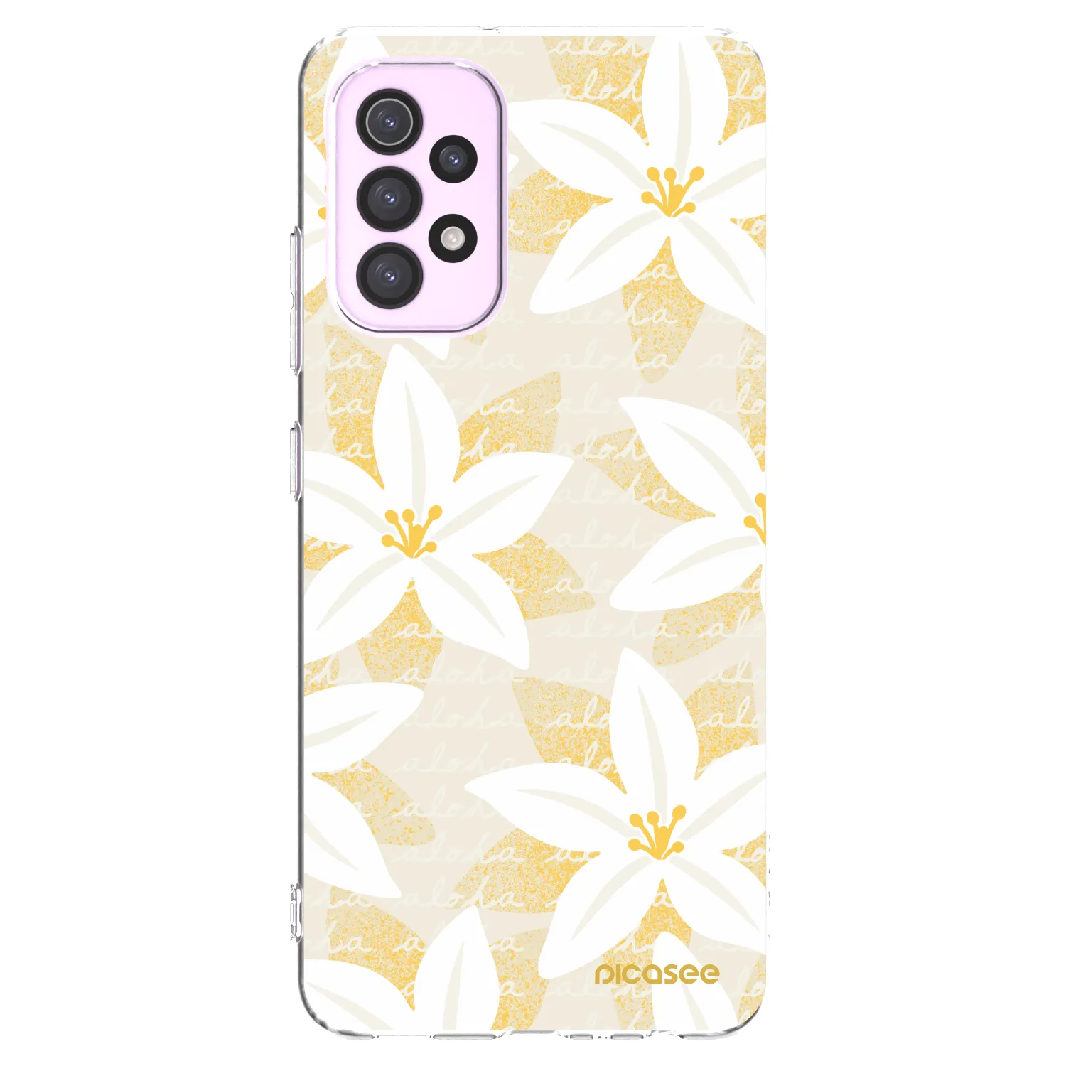 Picasee silikonska prozirna maskica za Samsung Galaxy A32 5G A326B - Island Leave