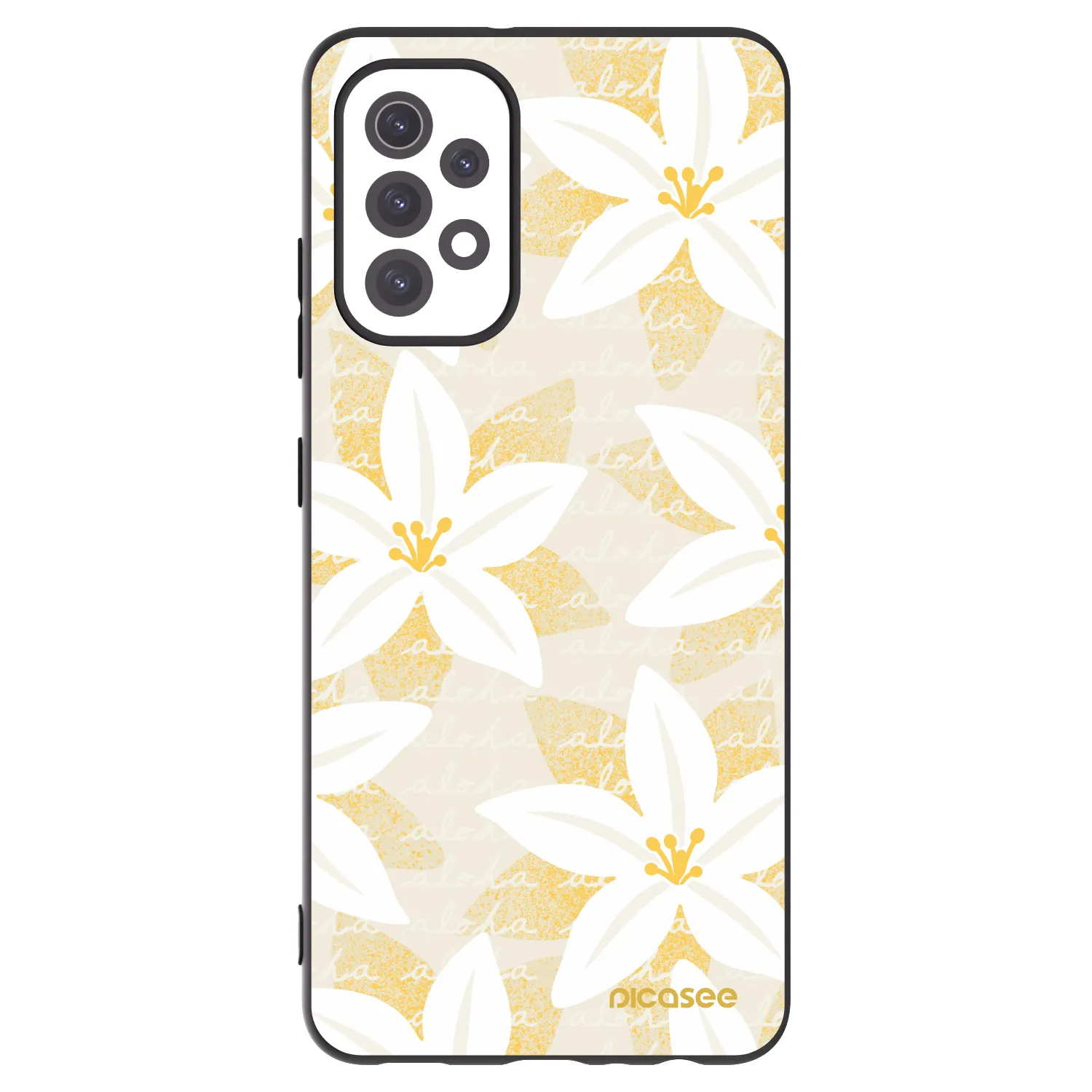 Picasee crna silikonska maskica za Samsung Galaxy A32 5G A326B - Island Leave