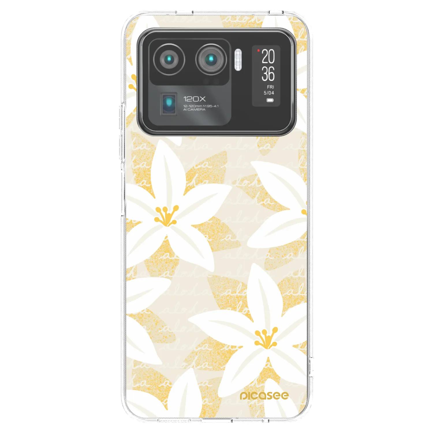 Picasee silikonska prozirna maskica za Xiaomi Mi 11 Ultra - Island Leave