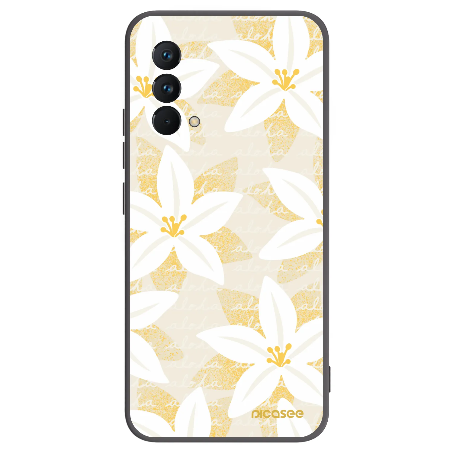 Picasee crna silikonska maskica za Realme GT Master Edition 5G - Island Leave