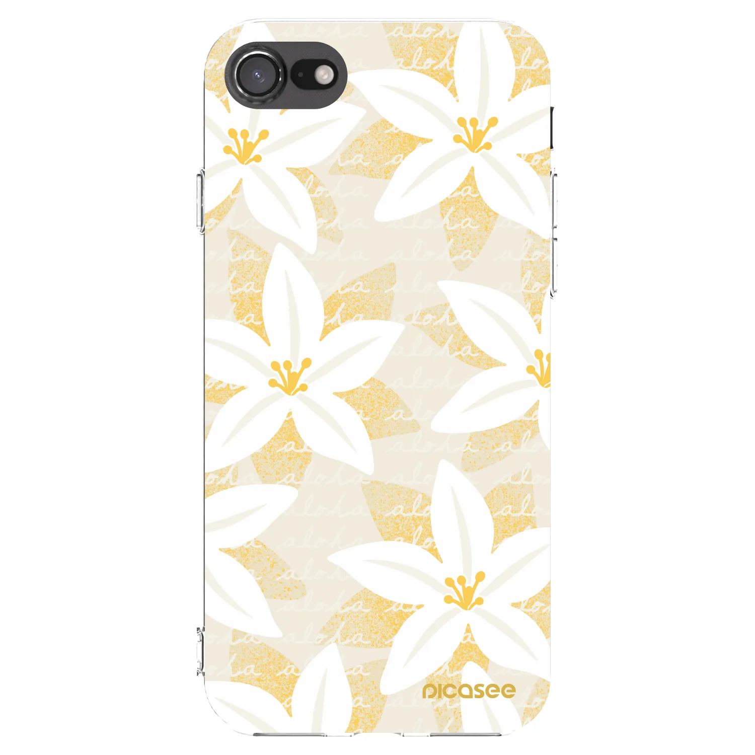Picasee silikonska prozirna maskica za Apple iPhone SE 2022 - Island Leave