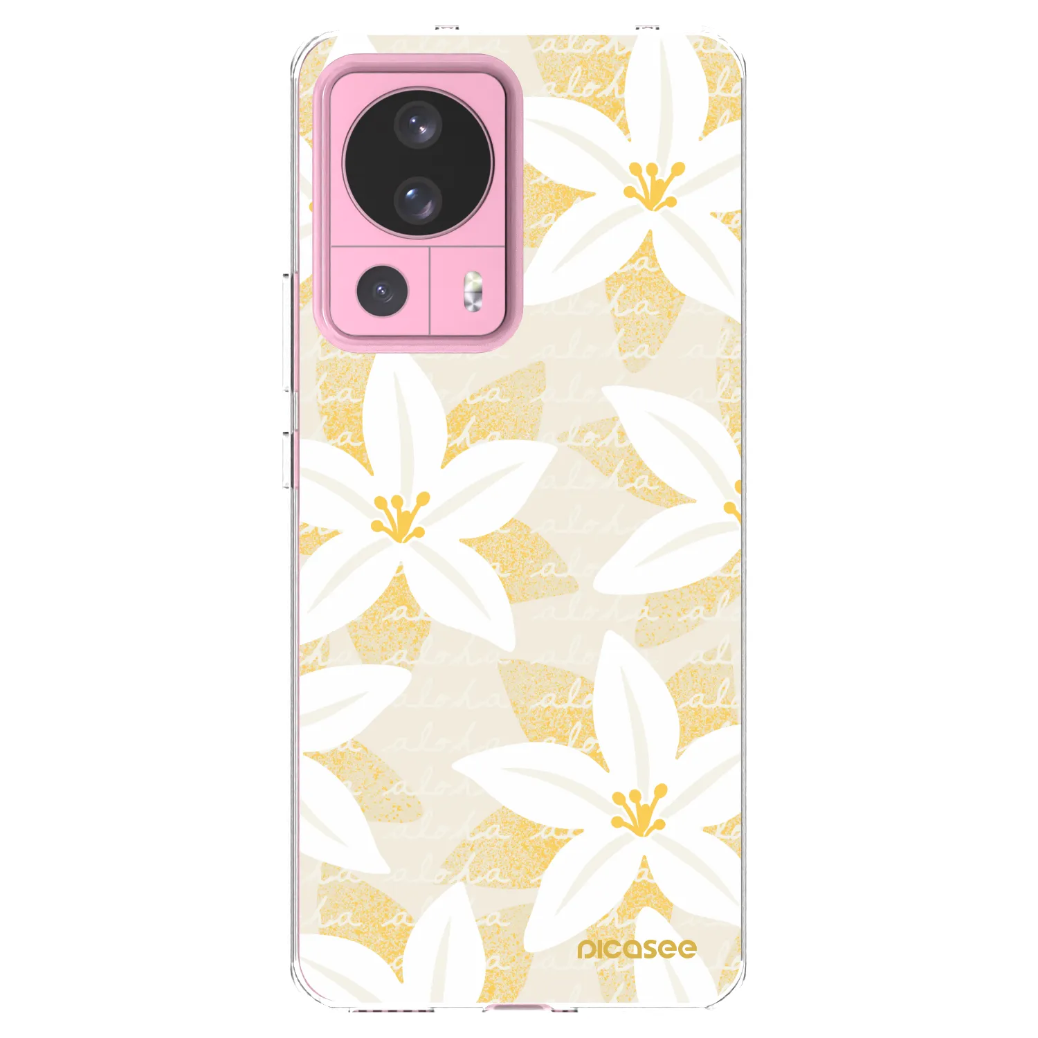 Picasee silikonska prozirna maskica za Xiaomi 13 Lite - Island Leave