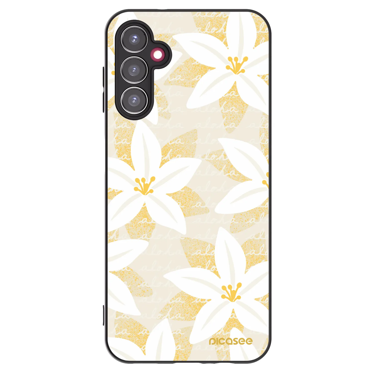 Picasee crna silikonska maskica za Samsung Galaxy A14 4G A145R - Island Leave