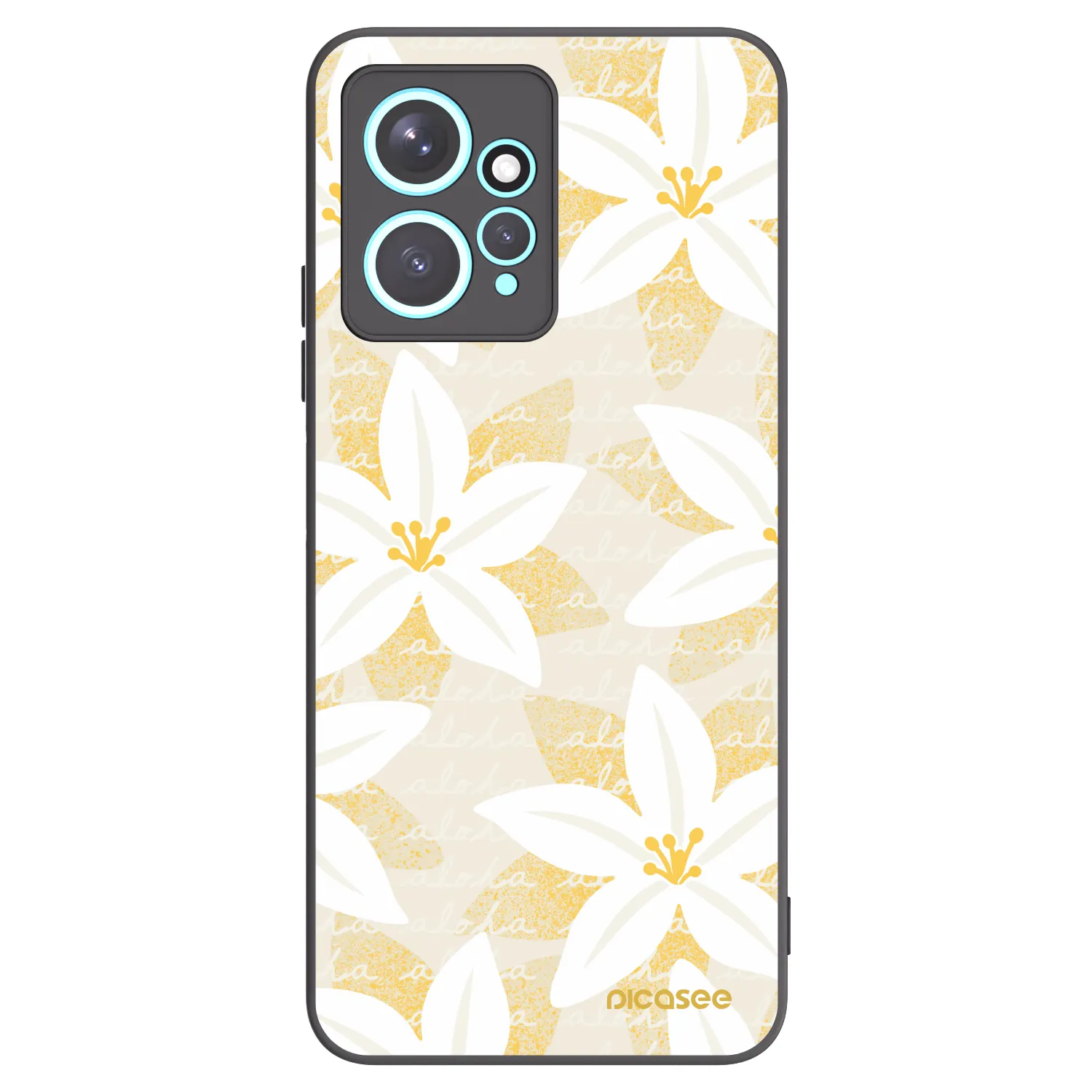 Picasee crna silikonska maskica za Xiaomi Redmi Note 12 4G - Island Leave