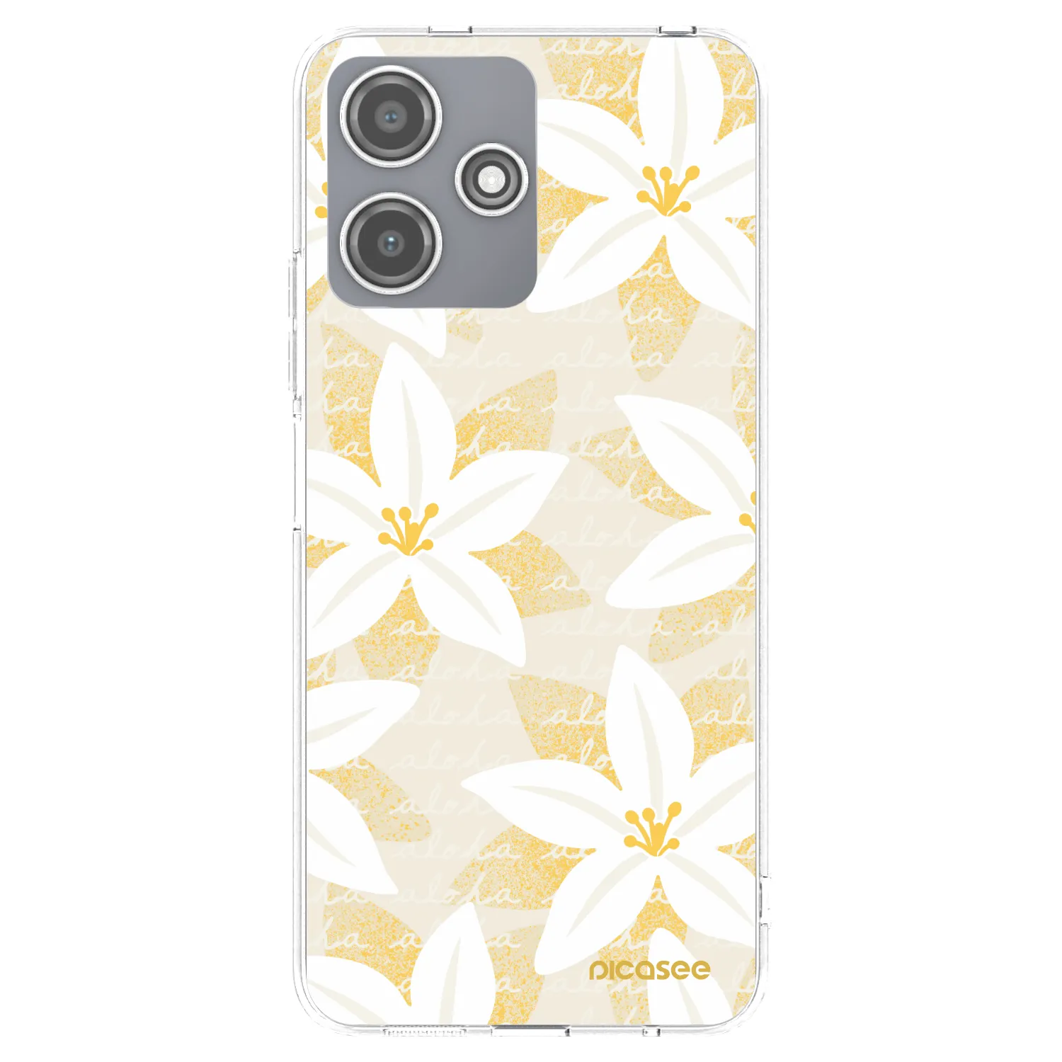 Picasee silikonska prozirna maskica za Xiaomi Redmi 12 5G - Island Leave