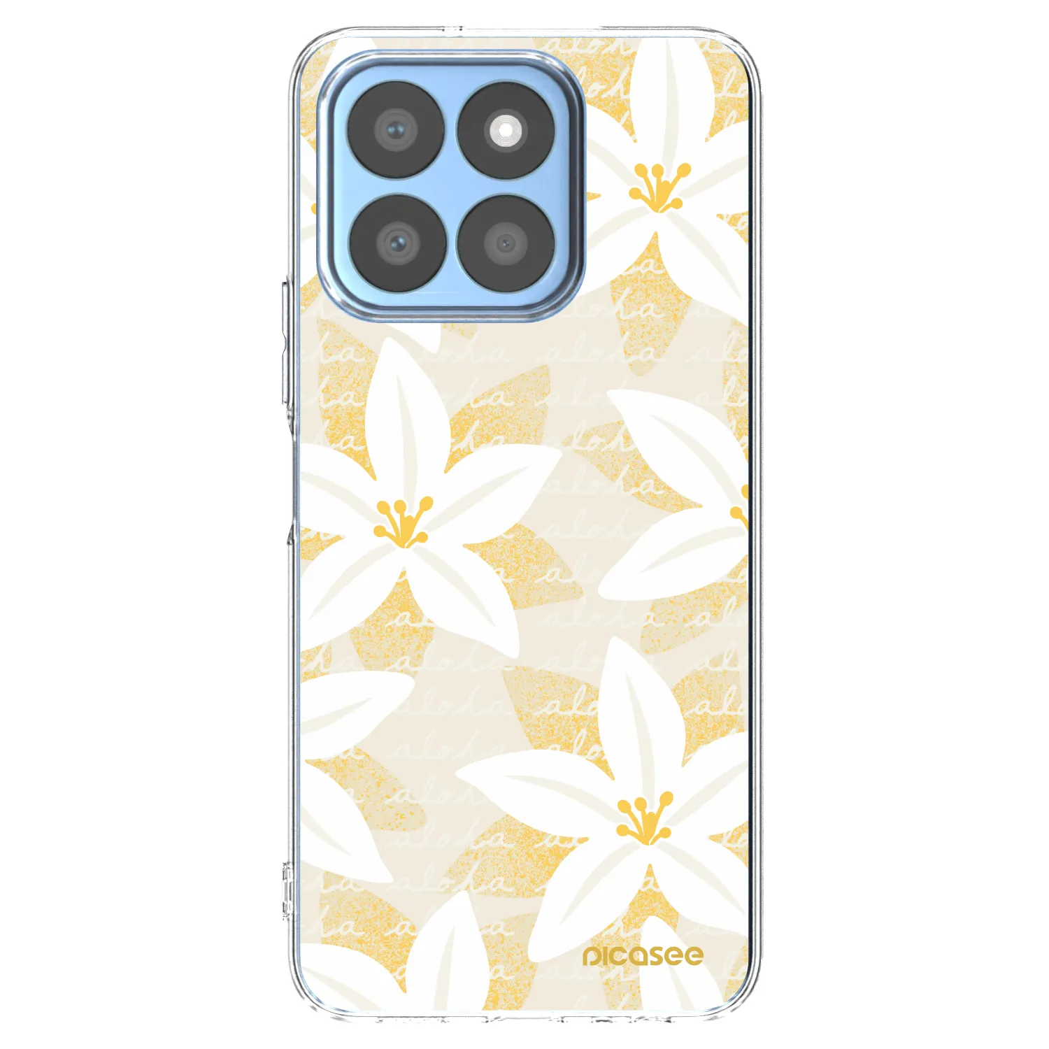 Picasee silikonska prozirna maskica za Honor X8b - Island Leave