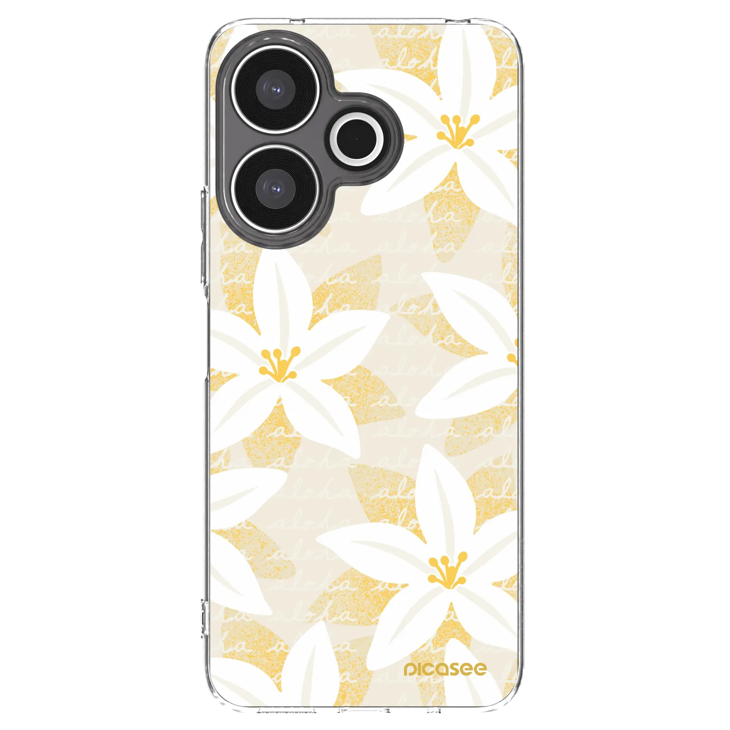 Picasee silikonska prozirna maskica za Xiaomi Redmi 13 4G - Island Leave