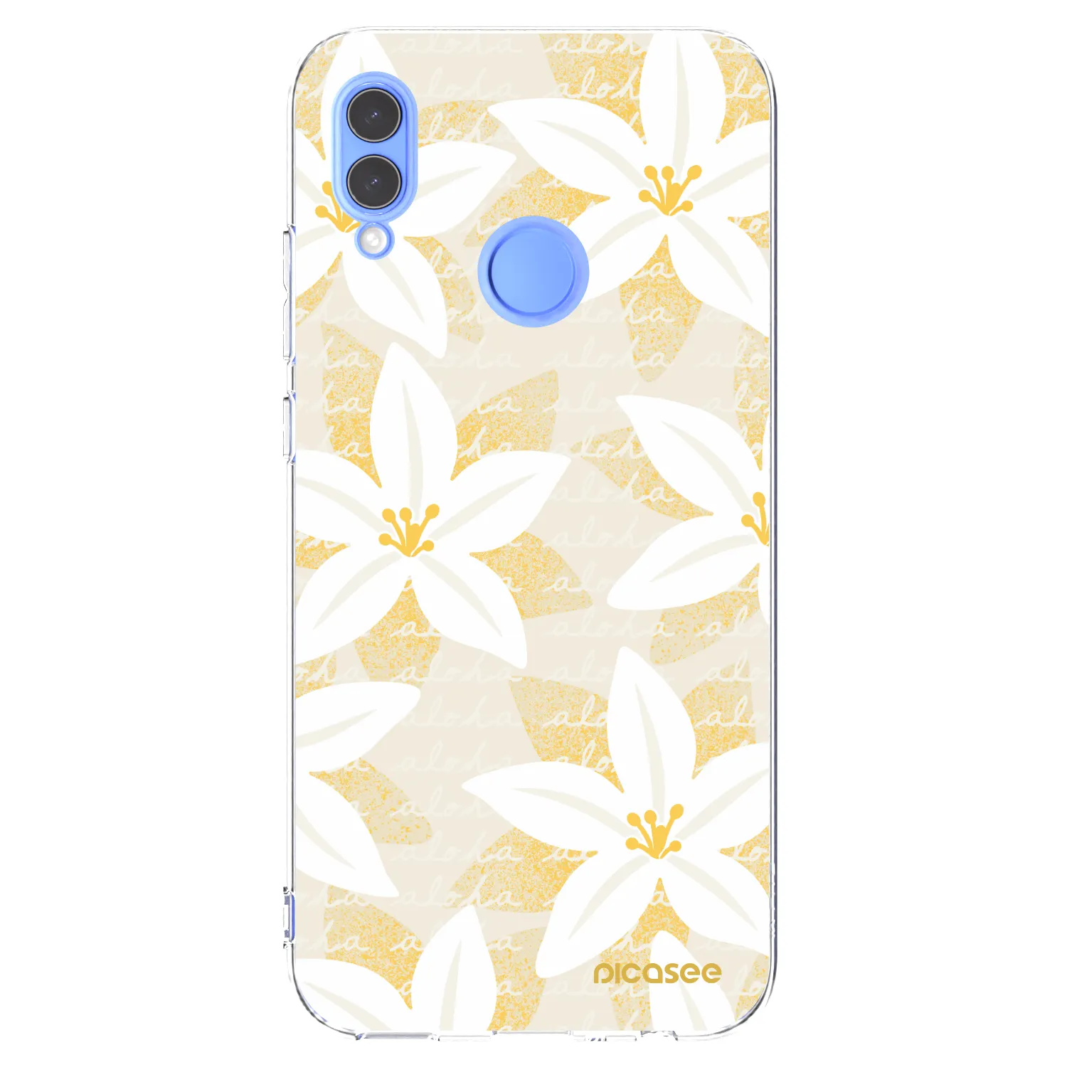 Picasee silikonska prozirna maskica za Huawei P Smart 2019 - Island Leave