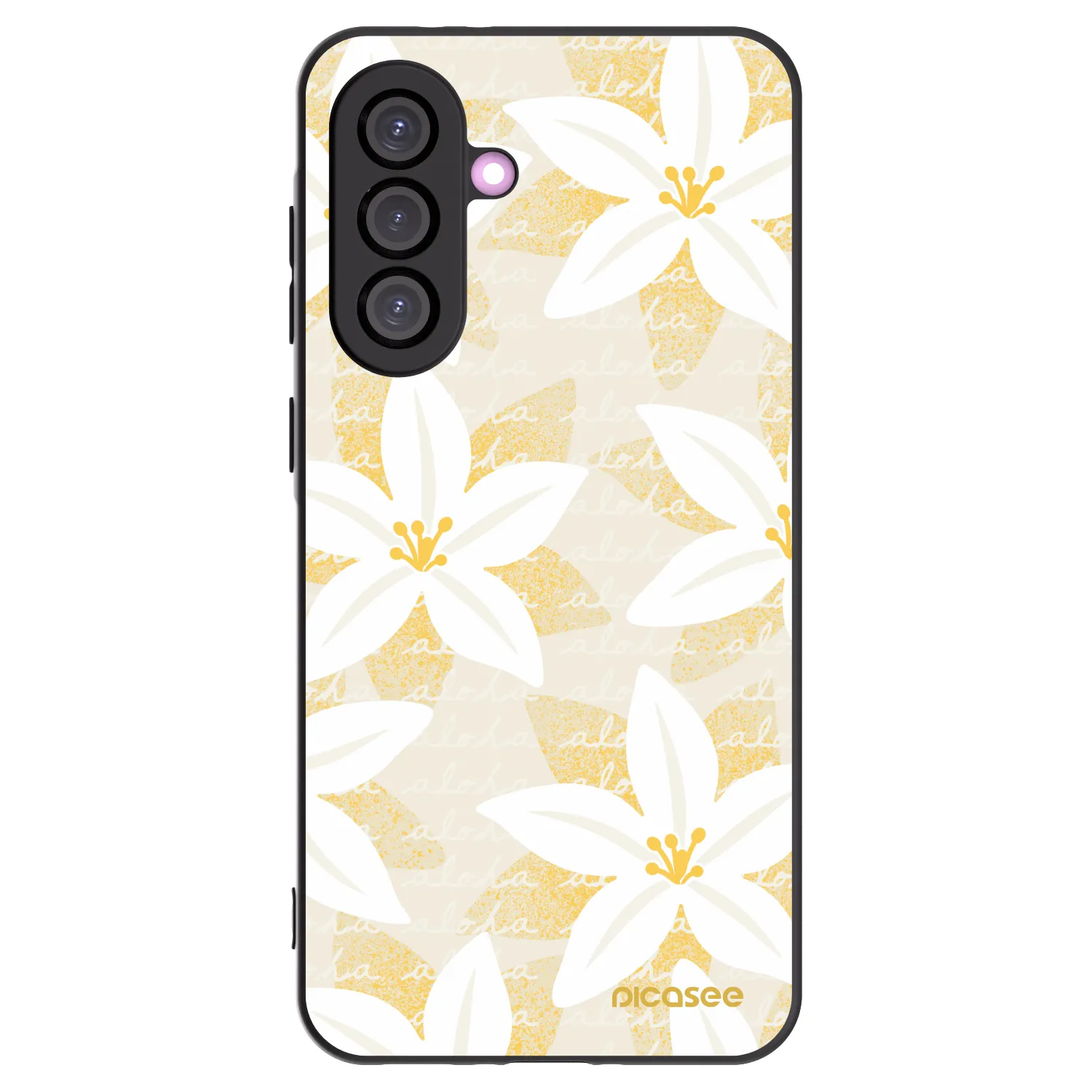 Picasee crna silikonska maskica za Samsung Galaxy A56 5G A566B - Island Leave