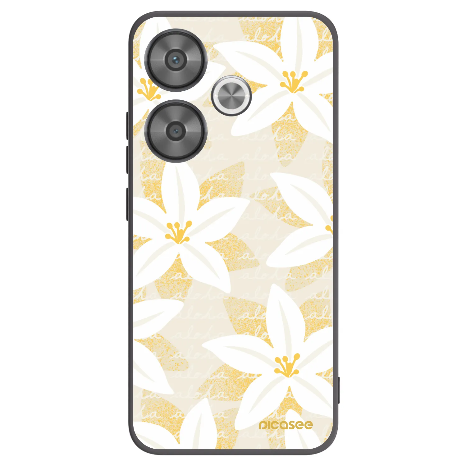 Picasee crna silikonska maskica za Xiaomi Poco F6 - Island Leave