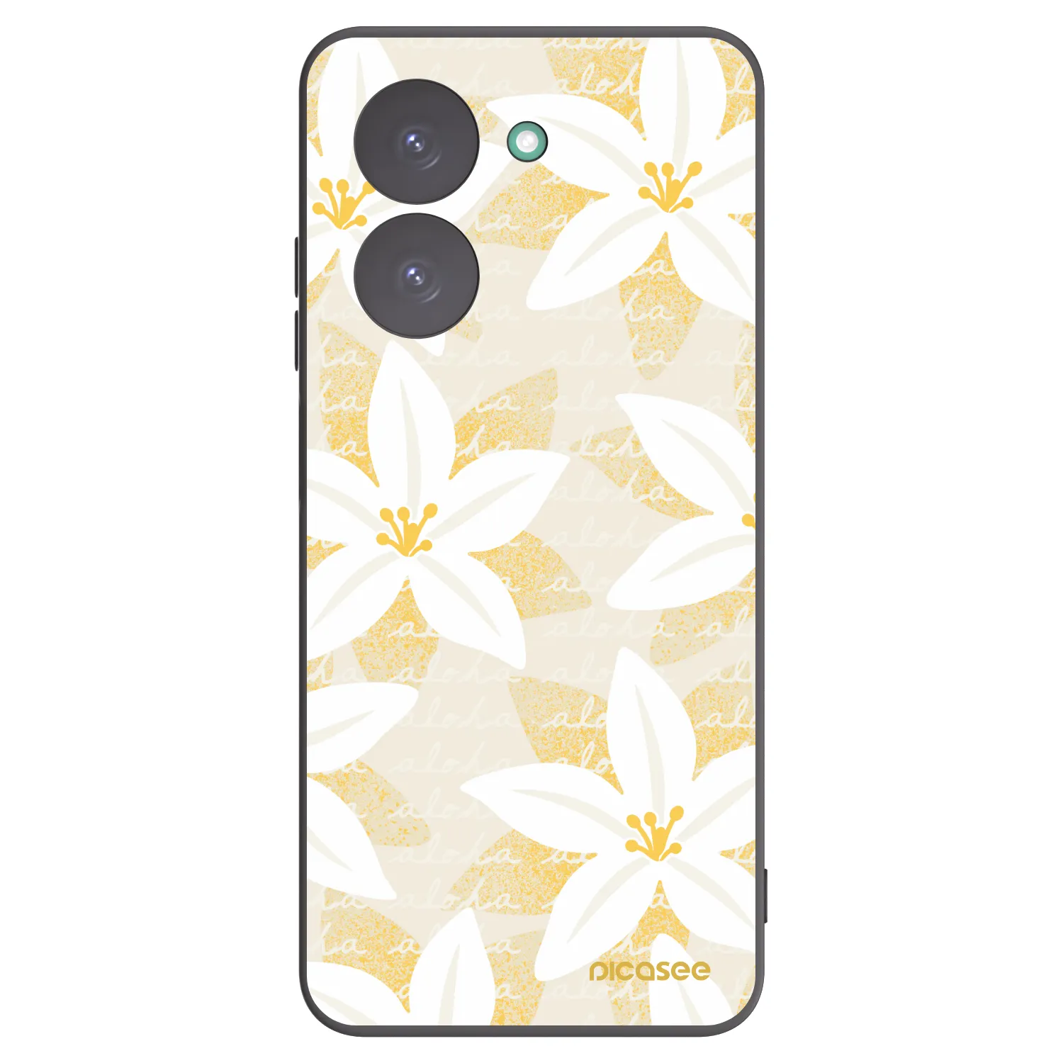 Picasee crna silikonska maskica za Xiaomi Redmi A5 - Island Leave