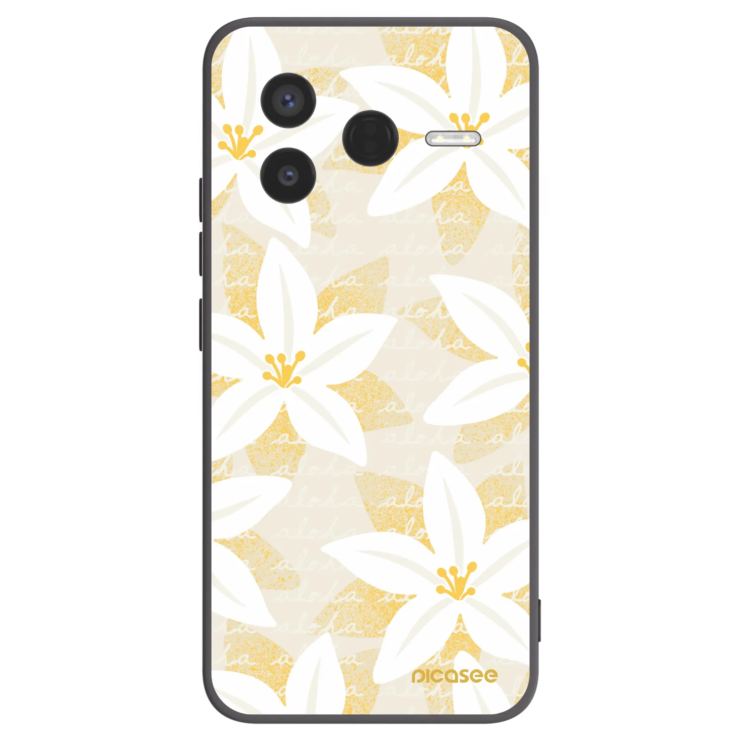 Picasee crna silikonska maskica za Xiaomi Poco F7 Pro 5G - Island Leave