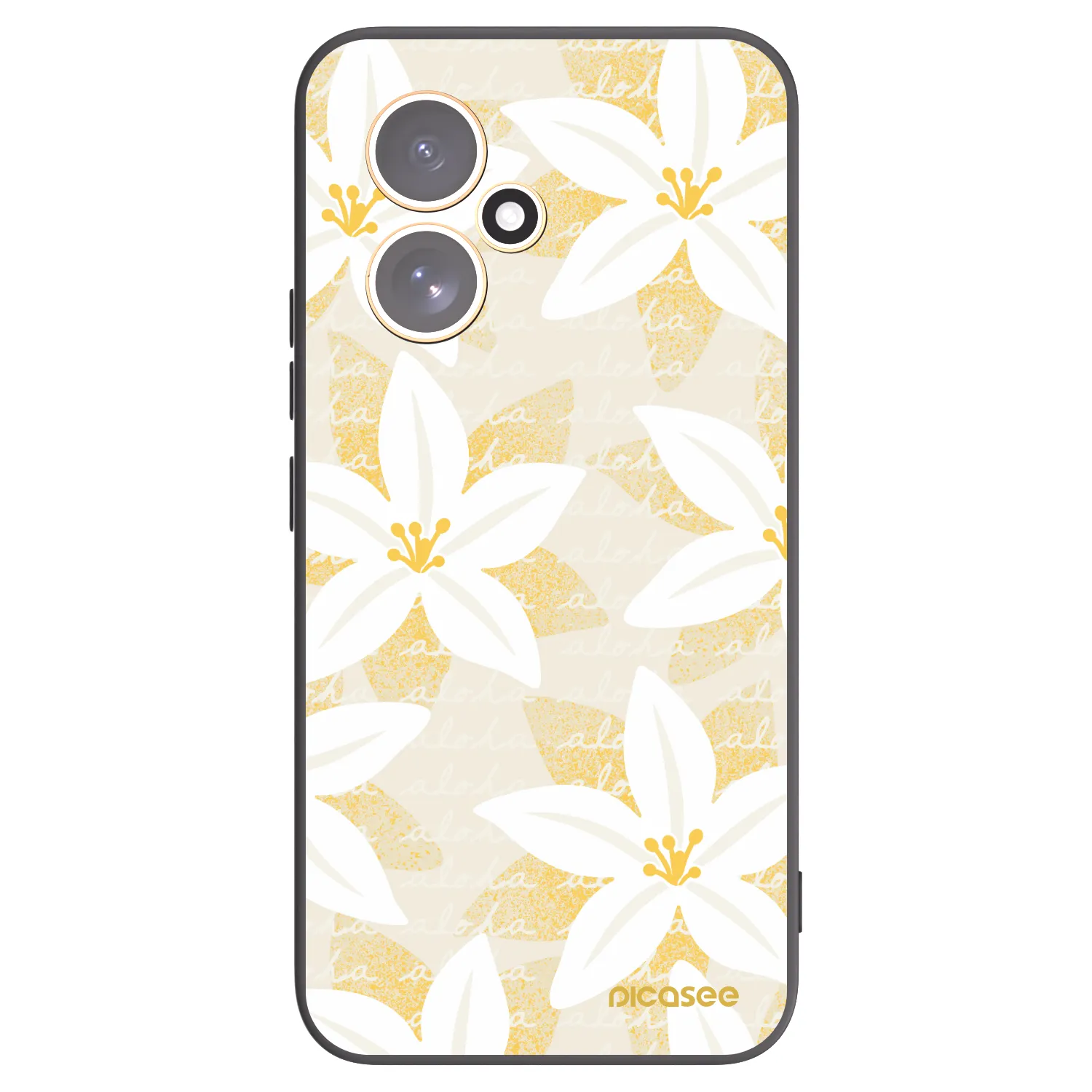 Picasee crna silikonska maskica za Honor 400 5G - Island Leave