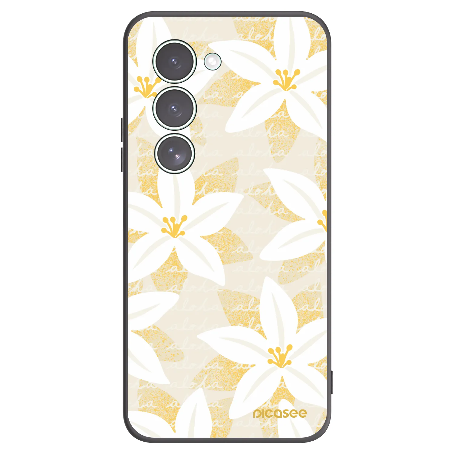 Picasee crna silikonska maskica za Xiaomi Redmi 15 5G - Island Leave