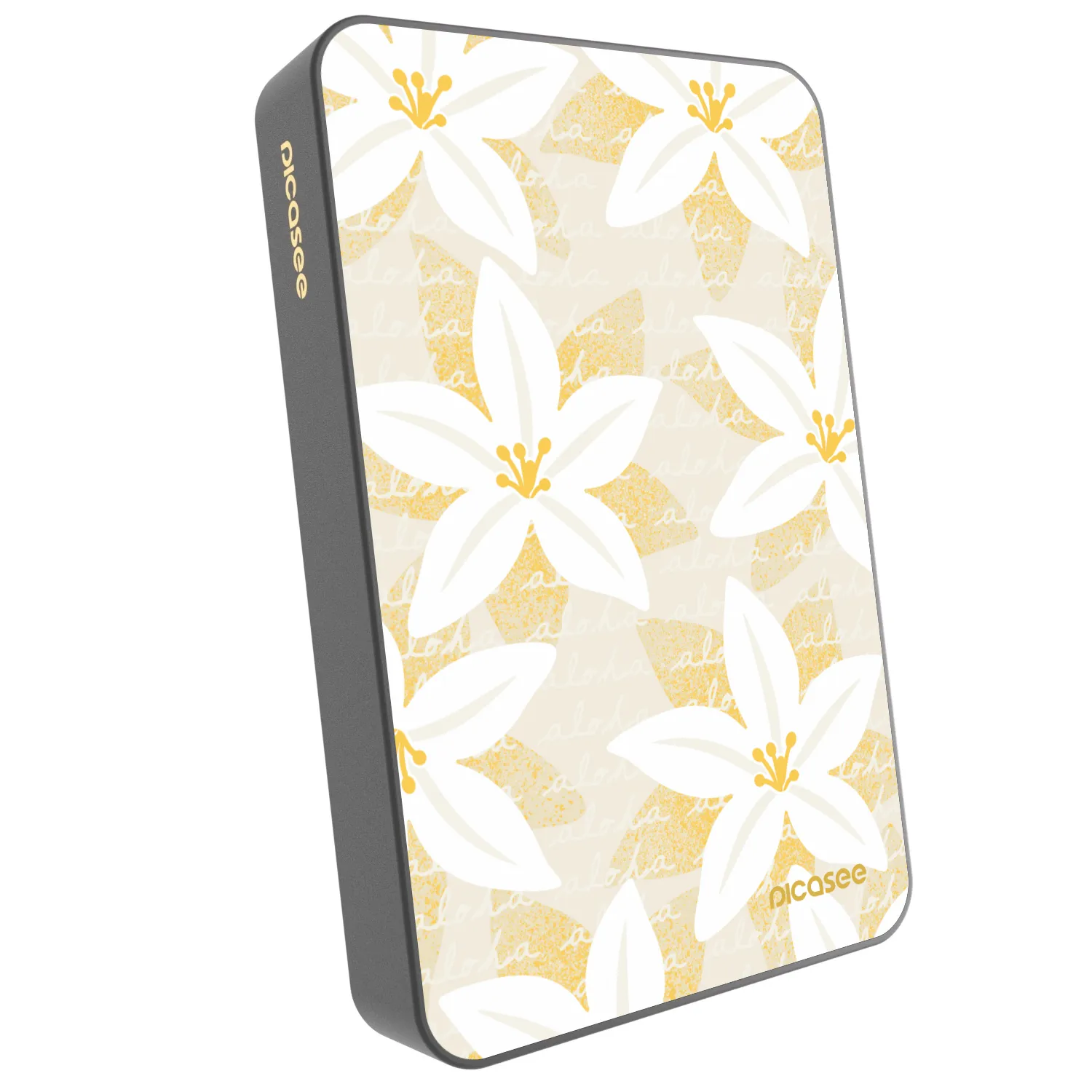 Picasee Prijenosni punjač s MagSafe 10 000 mAh Sivo - Island Leave