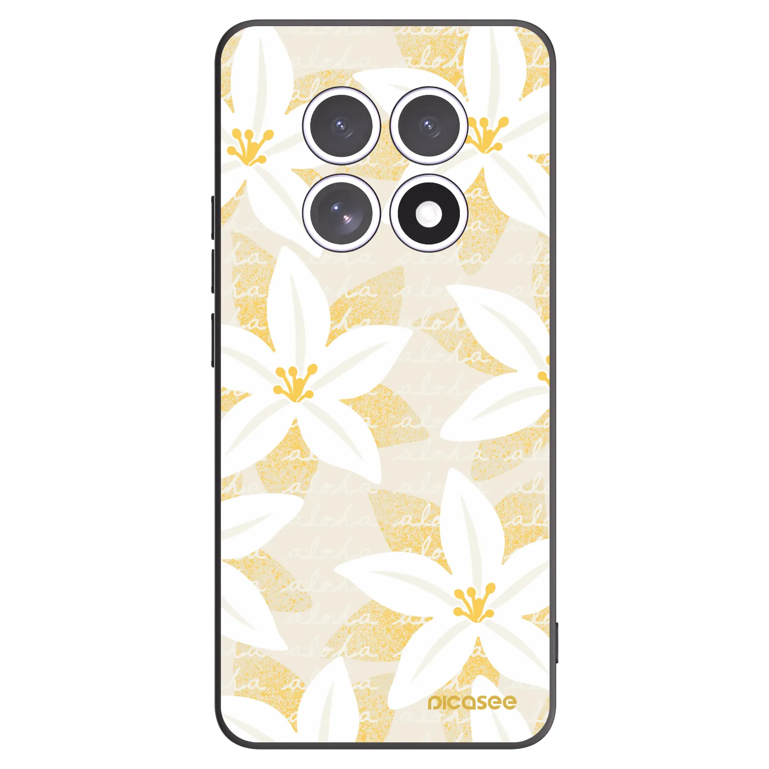 Picasee crna silikonska maskica za Xiaomi Redmi Note 15 5G - Island Leave