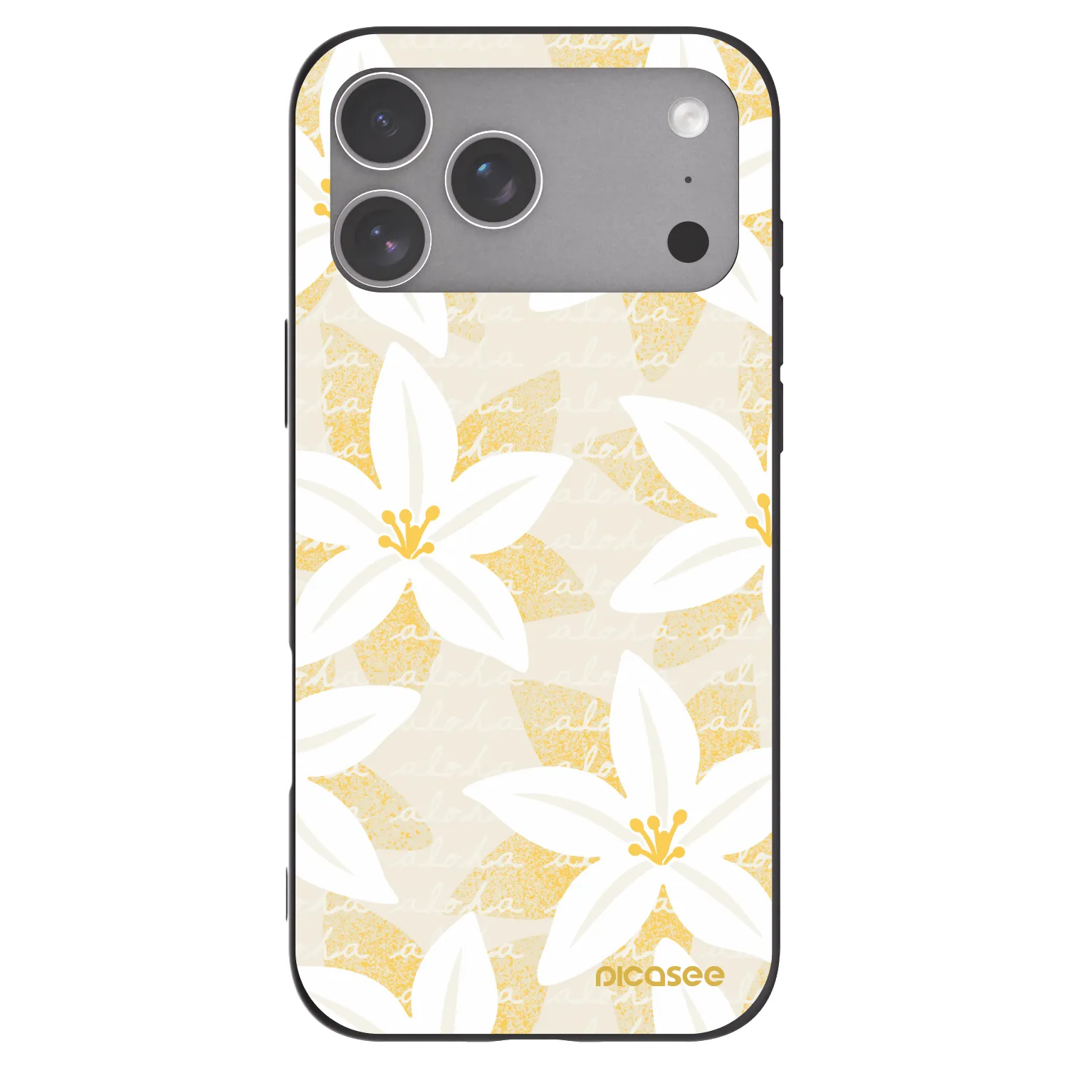 Picasee crna silikonska maskica za Apple iPhone 18 Pro Max - Island Leave