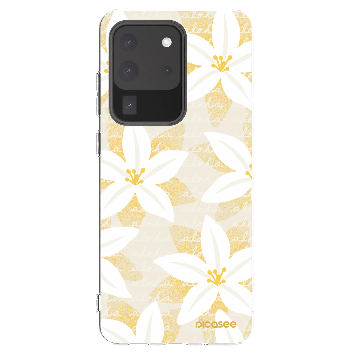 Picasee silikonska prozirna maskica za Samsung Galaxy S20 Ultra 5G G988F - Island Leave