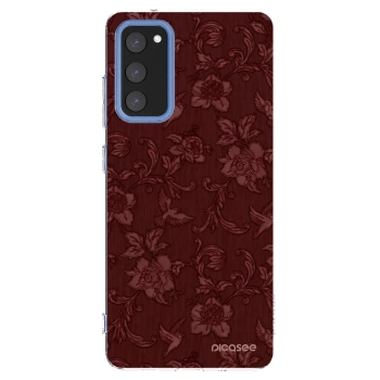 Picasee silikonska prozirna maskica za Samsung Galaxy S20 FE - Red Elegance