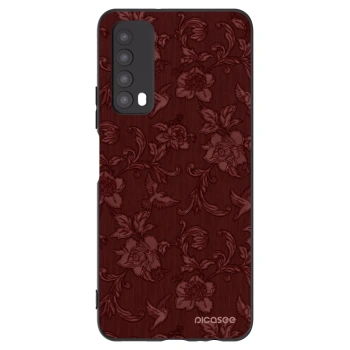 Picasee crna silikonska maskica za Huawei P Smart 2021 - Red Elegance