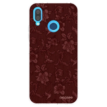 Picasee silikonska prozirna maskica za Huawei P20 Lite - Red Elegance
