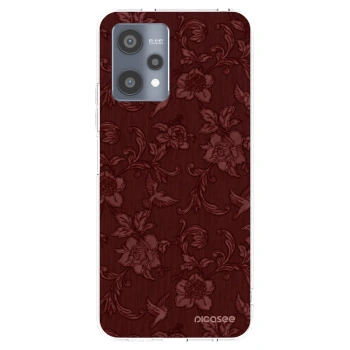 Picasee silikonska prozirna maskica za Realme 9 Pro 5G - Red Elegance
