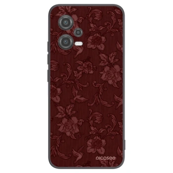 Picasee crna silikonska maskica za Xiaomi Poco X5 - Red Elegance