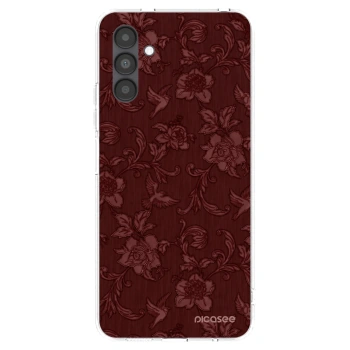 Picasee silikonska prozirna maskica za Samsung Galaxy A04s A047F - Red Elegance