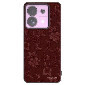 Picasee crna silikonska maskica za Xiaomi Redmi Note 13 Pro 5G - Red Elegance