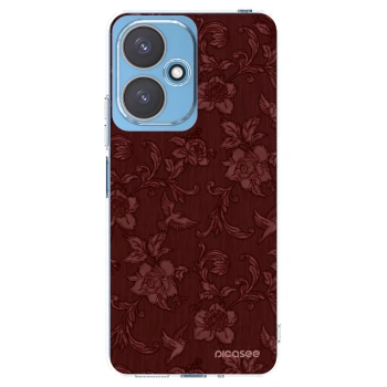 Picasee silikonska prozirna maskica za Xiaomi Redmi 13C 5G - Red Elegance