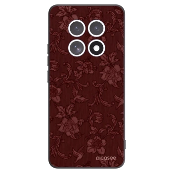 Picasee crna silikonska maskica za Xiaomi Redmi Note 15 5G - Red Elegance