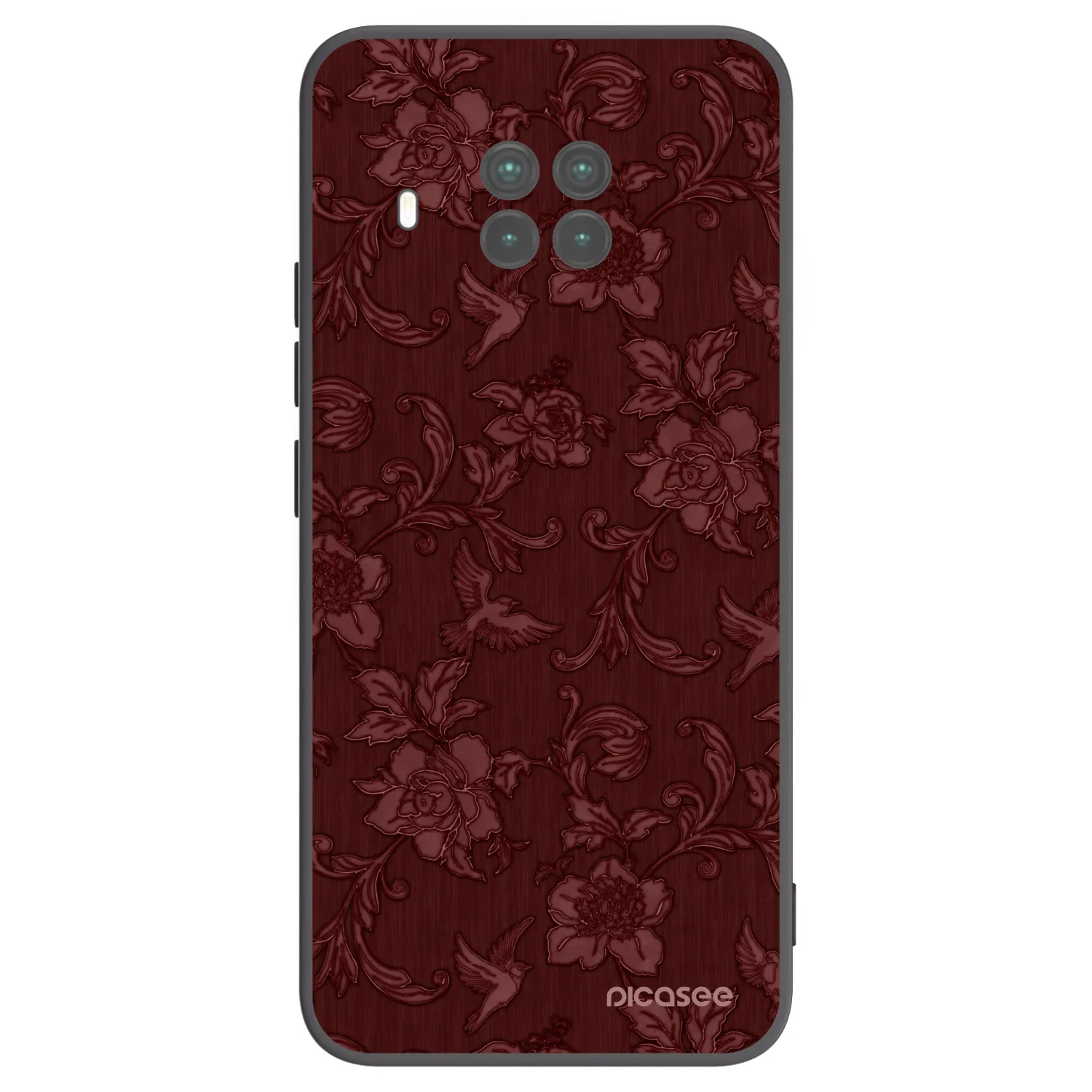 Picasee crna silikonska maskica za Xiaomi Mi 10T Lite - Red Elegance