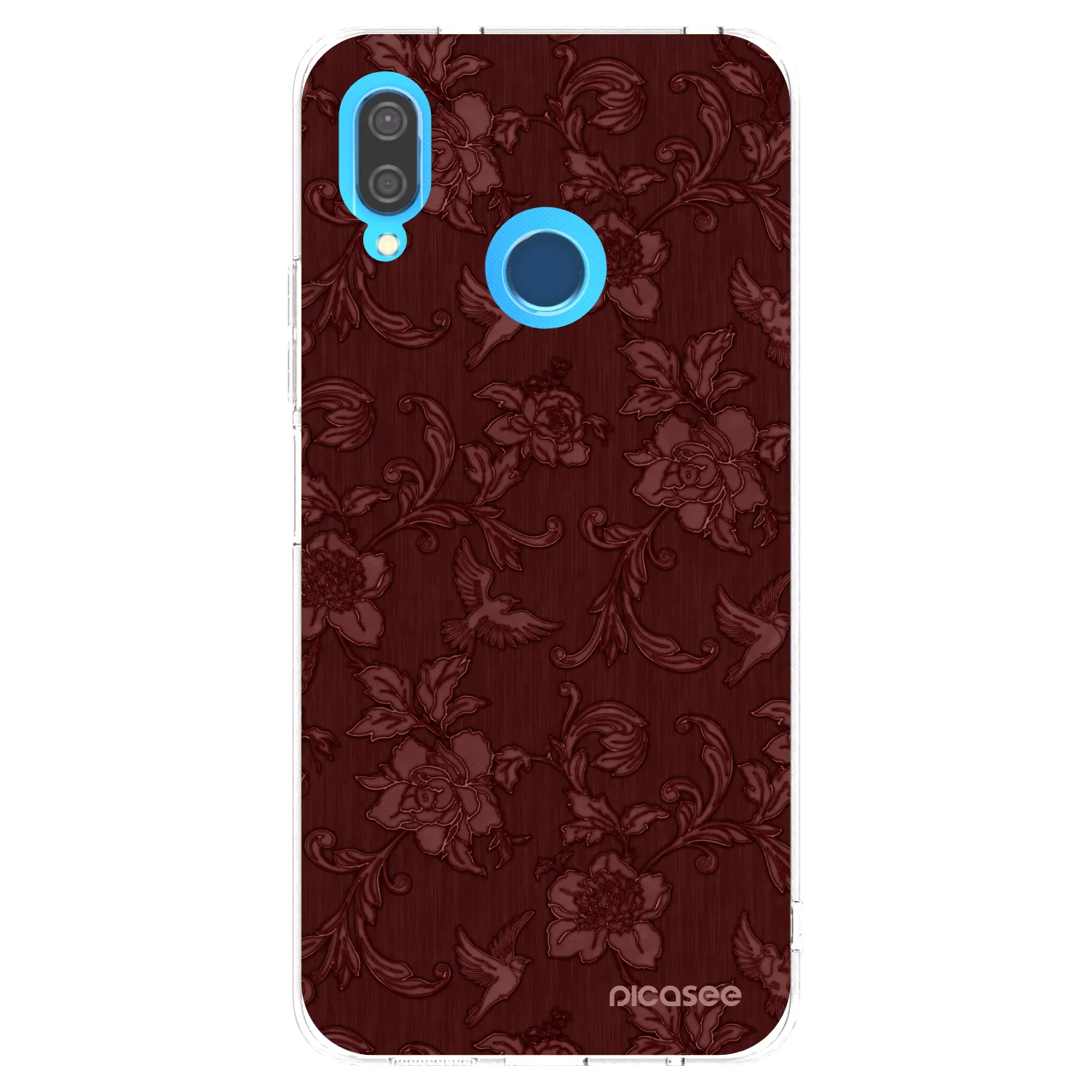Picasee silikonska prozirna maskica za Huawei P20 Lite - Red Elegance