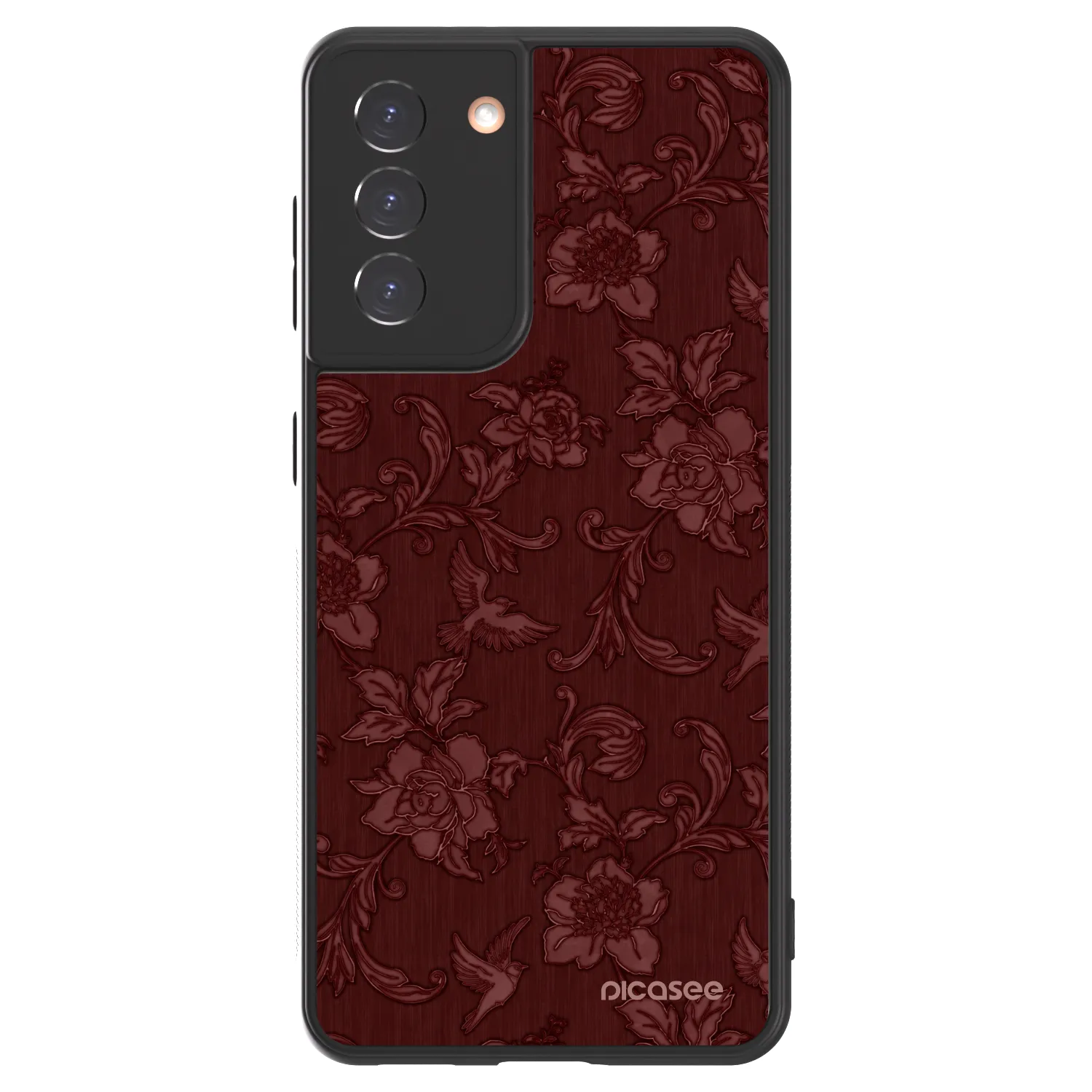 Picasee ULTIMATE CASE za Samsung Galaxy S21 5G G991B - Red Elegance