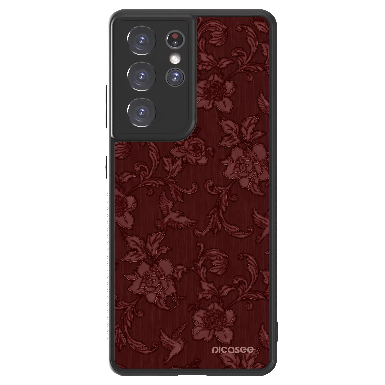 Picasee ULTIMATE CASE za Samsung Galaxy S21 Ultra 5G G998B - Red Elegance