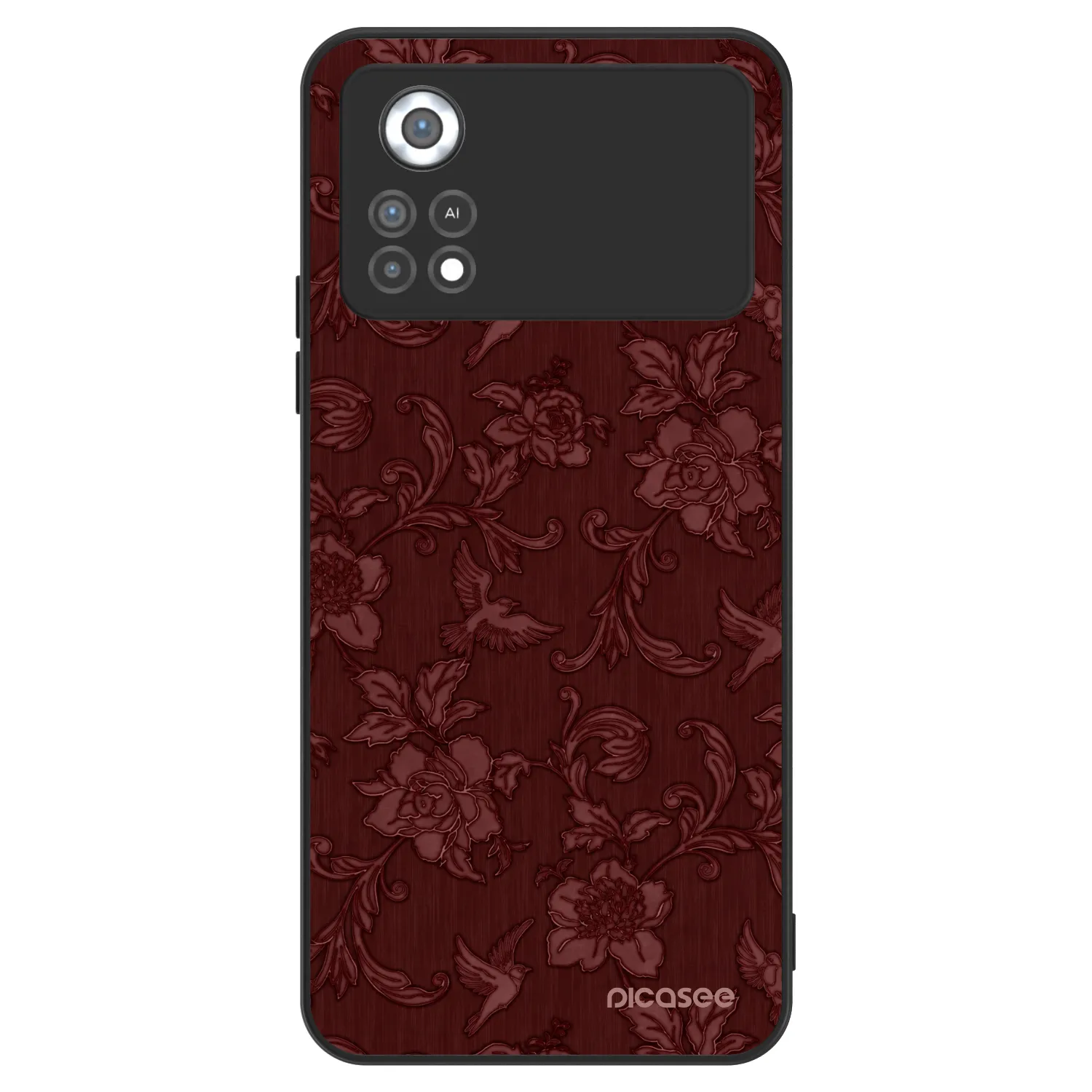 Picasee ULTIMATE CASE za Xiaomi Poco X4 Pro 5G - Red Elegance