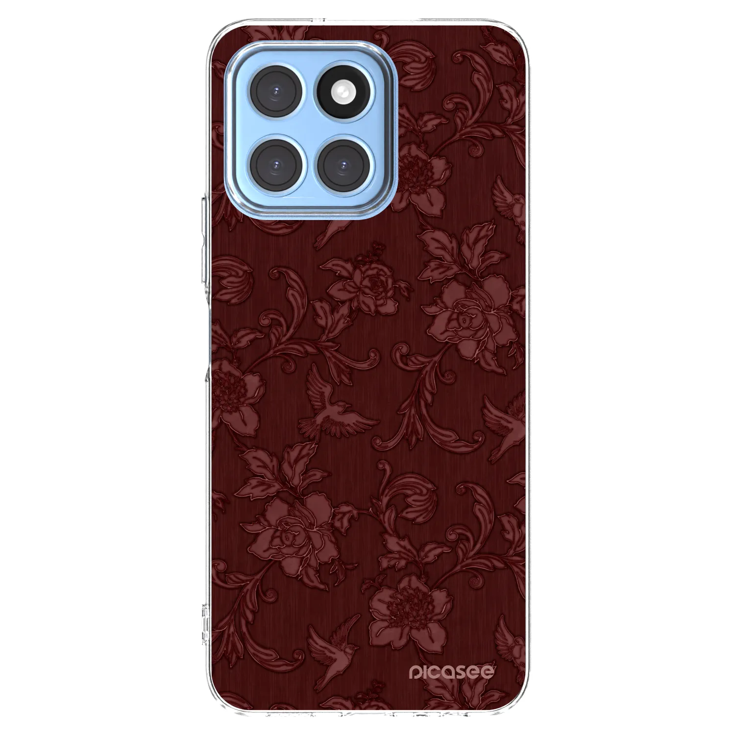 Picasee silikonska prozirna maskica za Honor X6 - Red Elegance