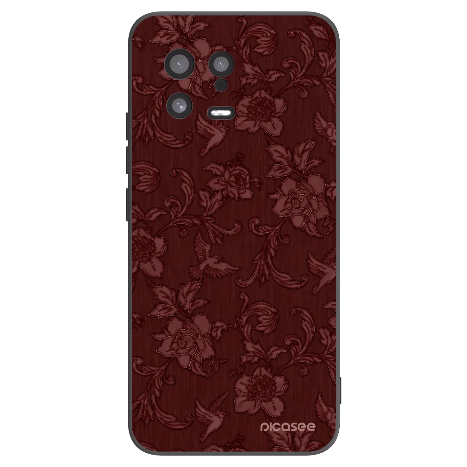 Picasee crna silikonska maskica za Xiaomi 13 - Red Elegance