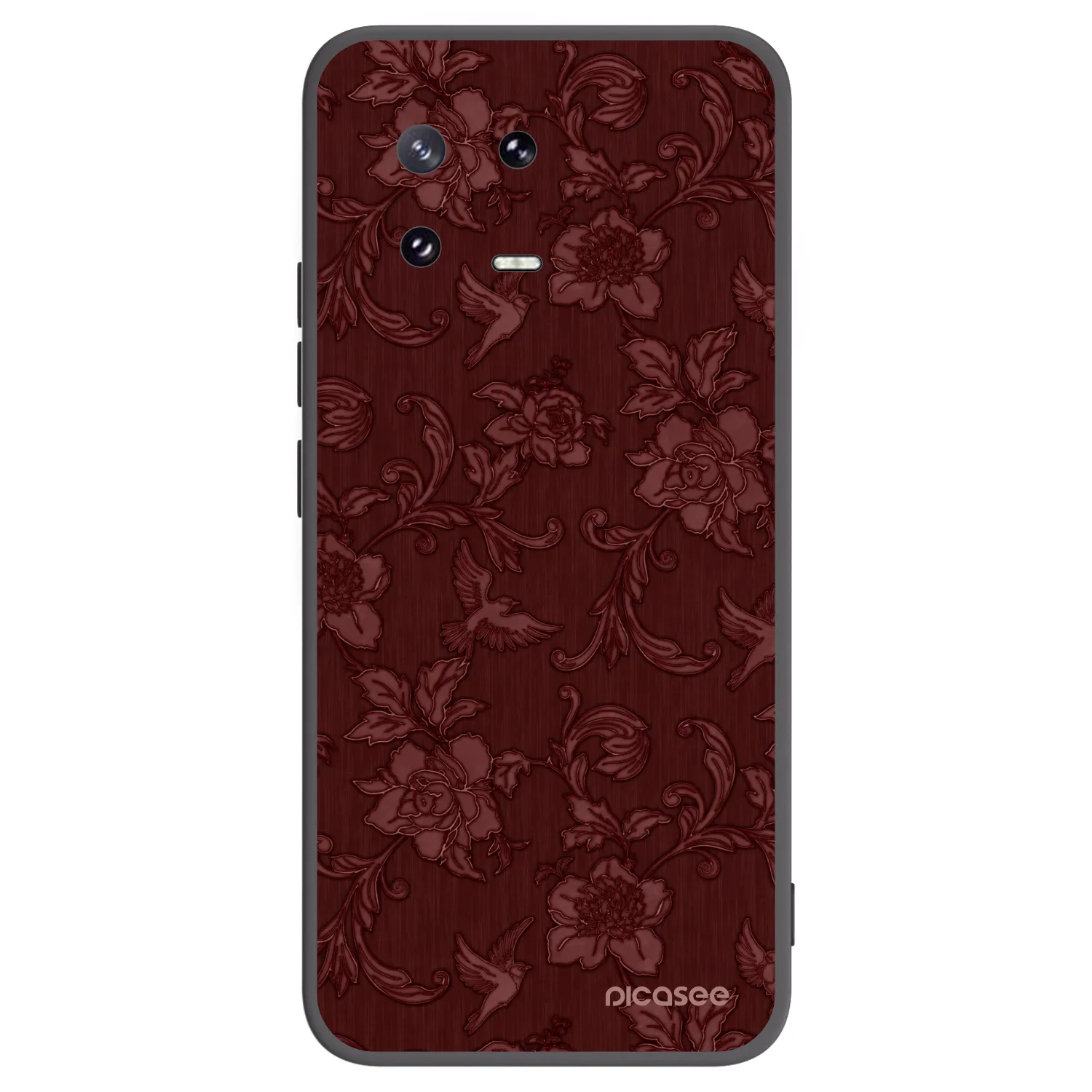 Picasee crna silikonska maskica za Xiaomi 13 Pro - Red Elegance