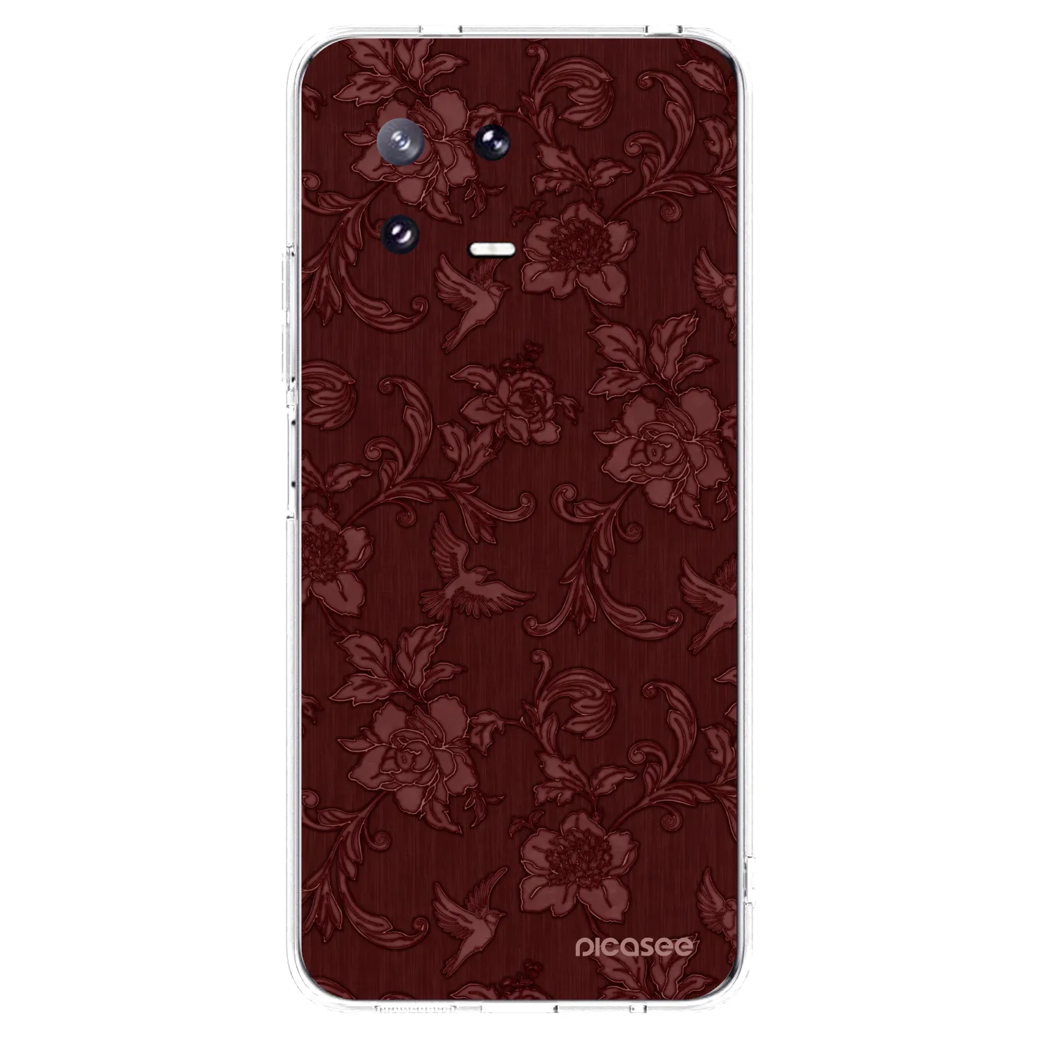 Picasee silikonska prozirna maskica za Xiaomi 13 Pro - Red Elegance
