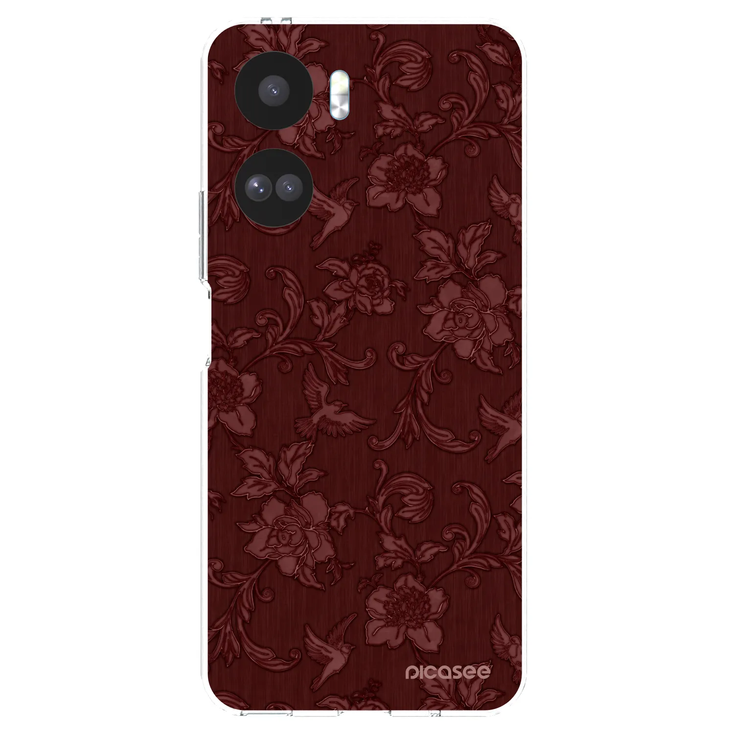 Picasee silikonska prozirna maskica za Honor 90 Lite 5G - Red Elegance