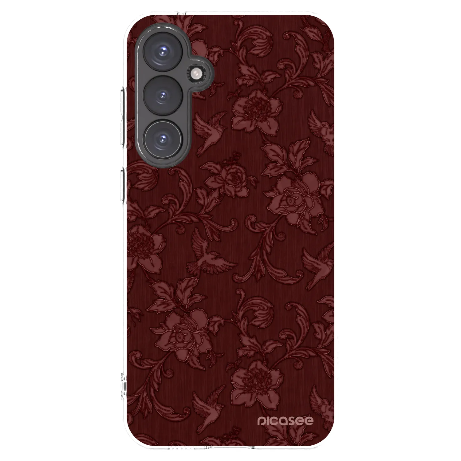 Picasee silikonska prozirna maskica za Samsung Galaxy S23 FE S711B - Red Elegance