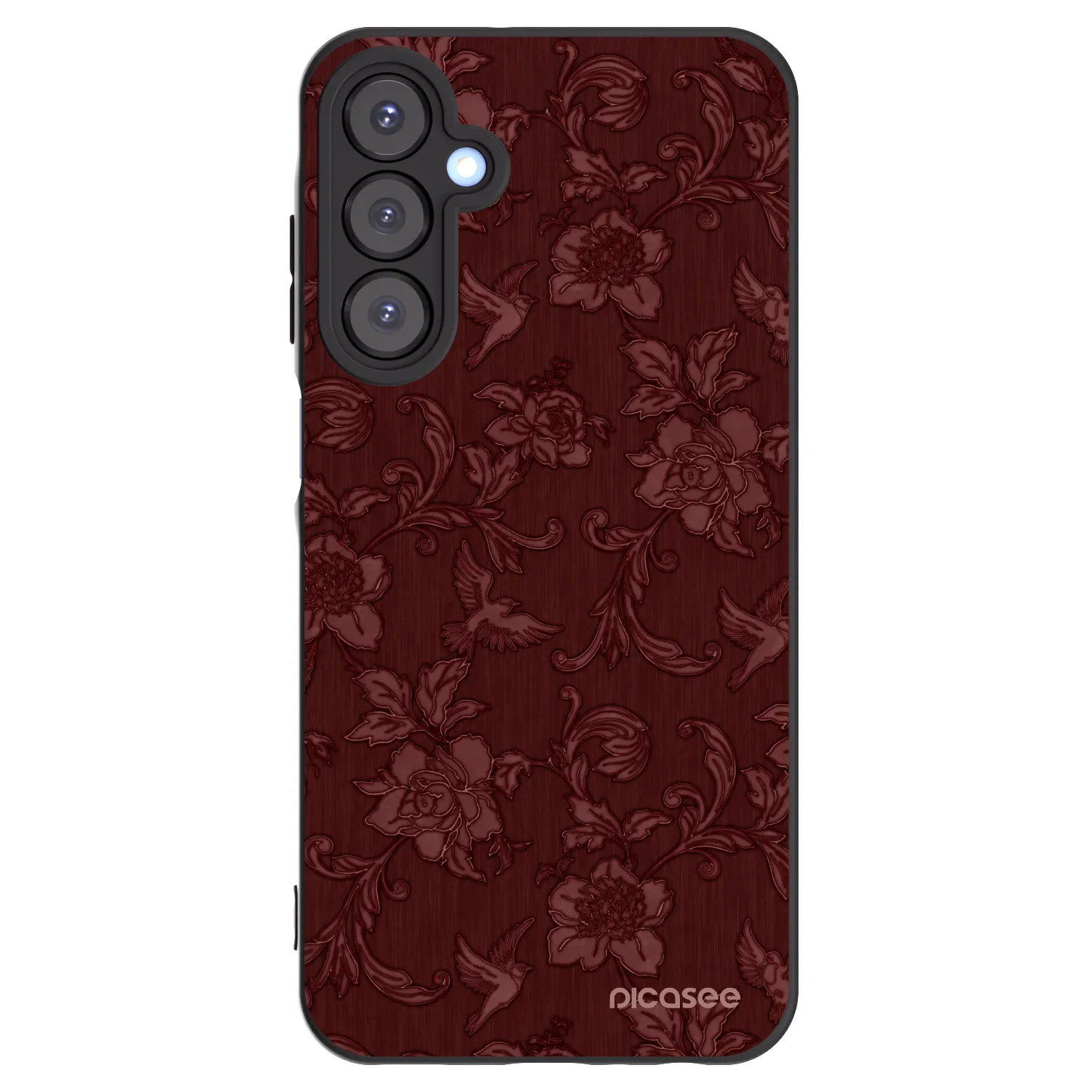 Picasee crna silikonska maskica za Samsung Galaxy A25 A256B 5G - Red Elegance