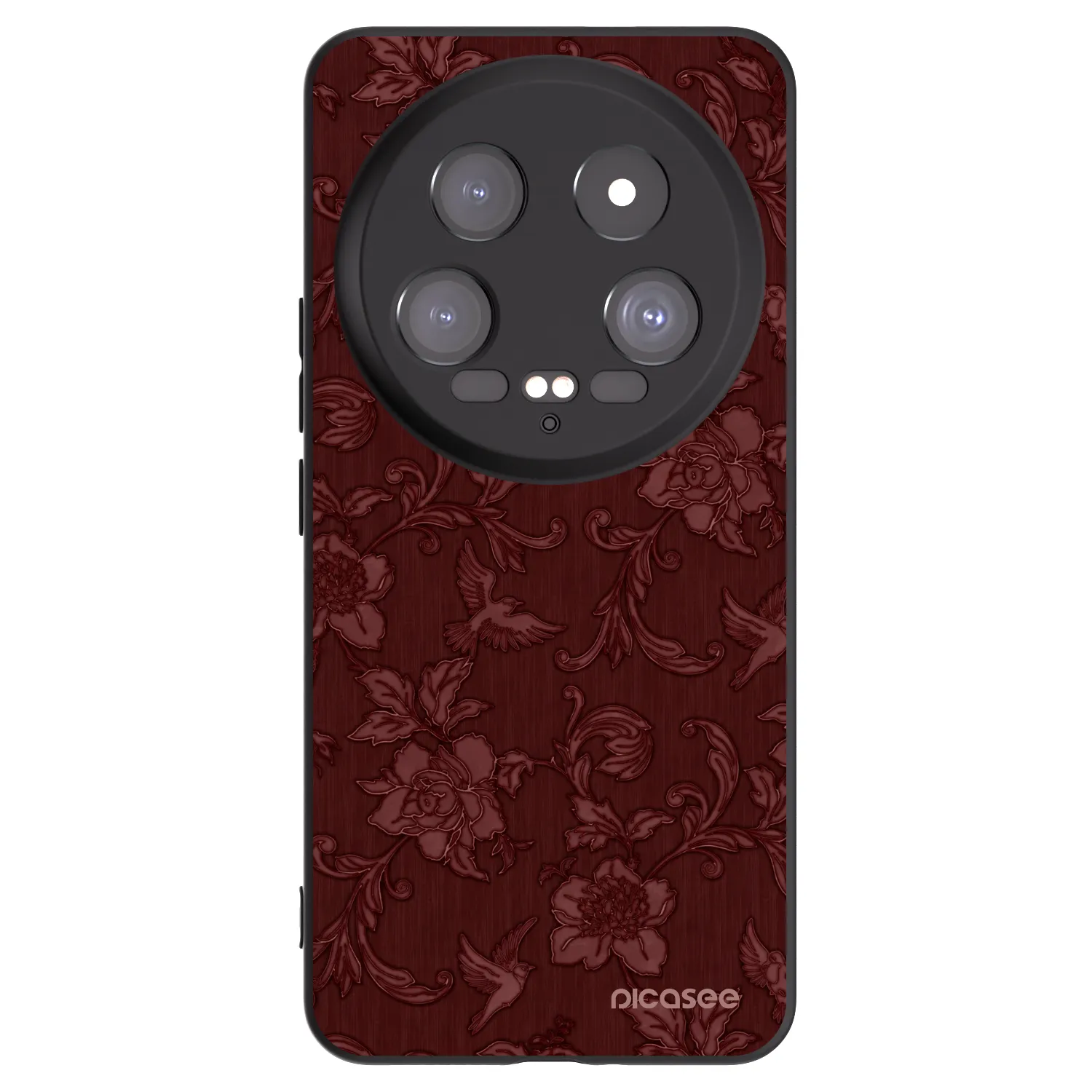 Picasee crna silikonska maskica za Xiaomi 14 Ultra - Red Elegance