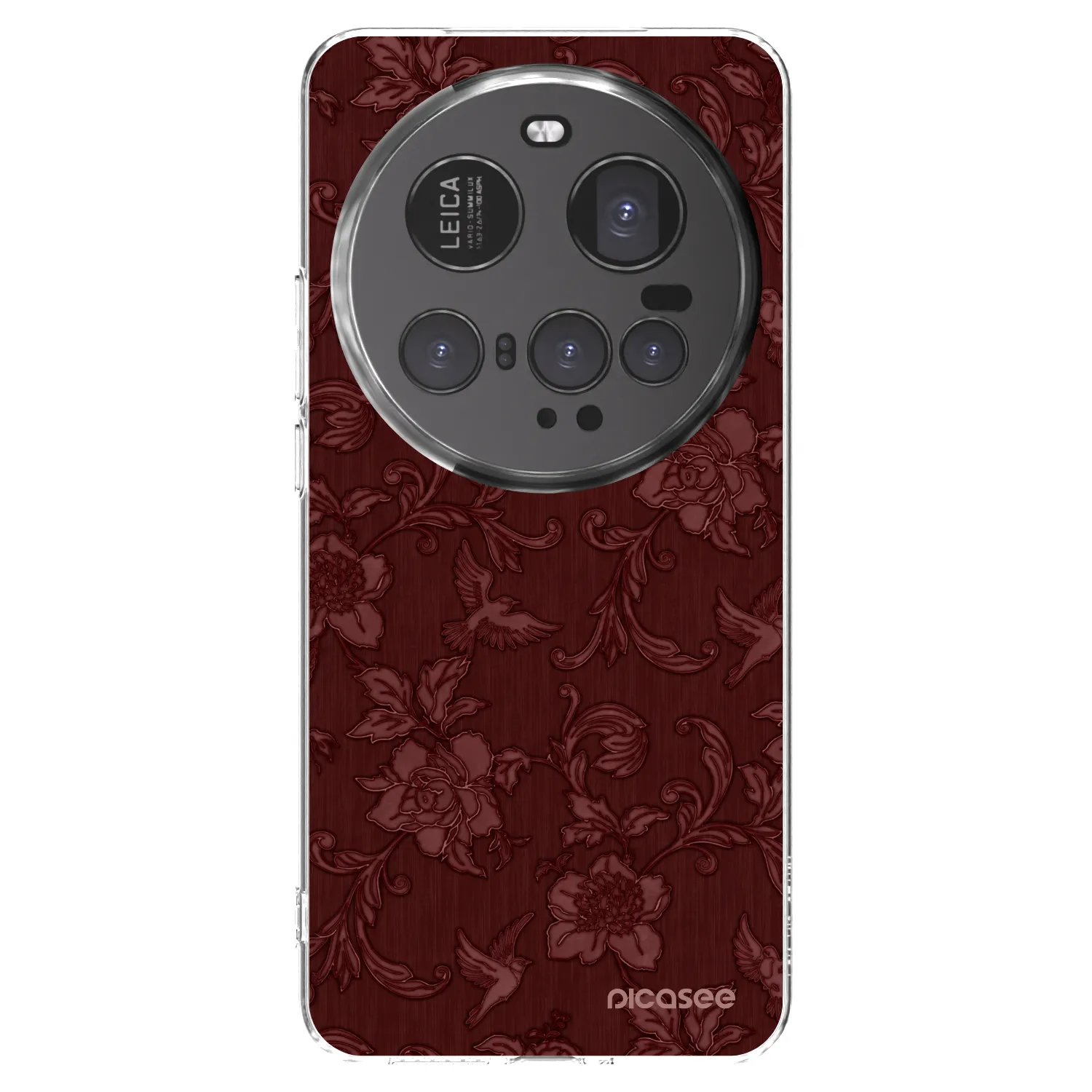 Picasee silikonska prozirna maskica za Xiaomi 15 Ultra - Red Elegance