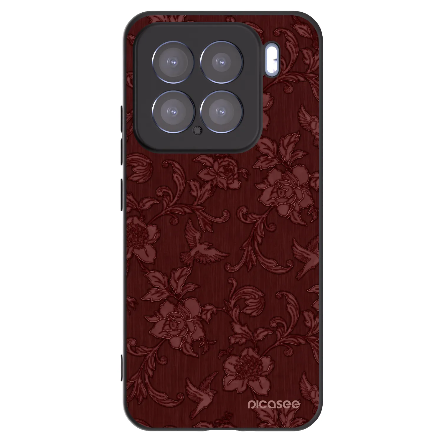Picasee crna silikonska maskica za Xiaomi 15 - Red Elegance