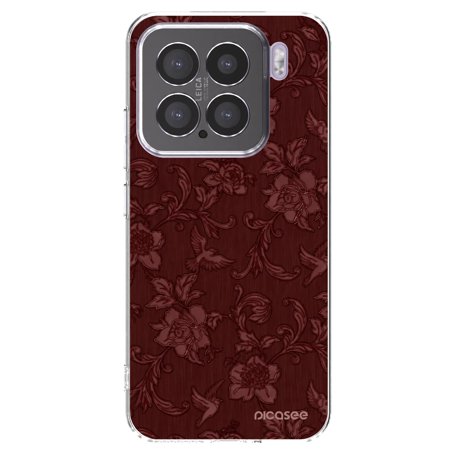 Picasee silikonska prozirna maskica za Xiaomi 15 - Red Elegance