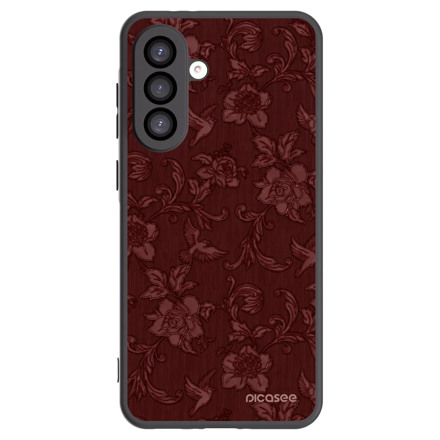 Picasee crna silikonska maskica za Samsung Galaxy A26 5G A266B - Red Elegance